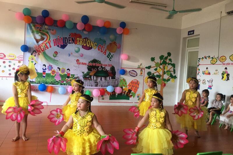 Trường mầm non Việt Hưng tưng bừng tổ chức lễ khai giảng năm học mới 2020 – 2021